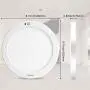 Lineway Motion Sensor Ceiling Light with 30s/180s Timeout Adjustable 3 Color Temperature, 3000K/4000K/6000K, 15W 1500lm Round LED Flush Mount Lighting Fixture for Closet Pantry Porch Stair Laundry