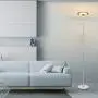 Wixann Smart Led Floor Lamp - Torchiere RGBW Smart Lamp Work with Alexa Google Home, 2000LM Dimmable Bright Standing Lamp for Living Rooms Bedroom Offices, Remote Control Via Smart Life - White