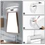 Bathroom Crystal Vanity Light , LED Bathroom Lighting Fixtures Over Mirror , Stainless Steel 17 Inch Vanity Light Fixture for Bedroom , Bathroom, Rest Room, Living Room, 6500K