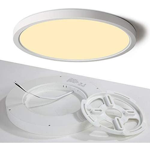 Taloya Flush Mount Ceiling Light LED for Hallway,18W 8.9 Inch, Slim Surface Mount Ceiling Light Fixture for Pantry Kitchen Utility Laundry Entryway Corridor (Warm White 3000k)