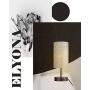 Bedside Table Lamp, ELYONA Nightstand Lamps with 2 USB Charging Ports & Power Outlet, Modern Gray Desk Lamp Ideal for Bedroom Living Room, Office, Kids Room - Set of 2