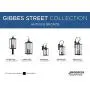 Gibbes Street Collection Antique Bronze Three-Light Traditional Large Wall Lantern