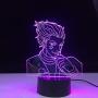 Kids Night Light Gift Led Touch Sensor Colorful Bedroom Nightlight Anime Hunter X Hunter Decor Light Cool 3D Lamp Hisoka Gadgets