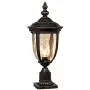 Bellagio Vintage Outdoor Post Light Bronze 25 inch Tall Fixture with Pier Mount for Deck Patio Entryway - John Timberland