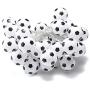 Wangcai LED Soccer Balls String Lights 10 LEDs Football Garland Fairy Lights Bedroom Home Theme Wedding Party Christmas Decorative Lights(White)