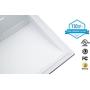 ASD 2x4 LED Troffer Panel Light 36W 4000K (Bright Light) - Dimmable Drop Ceiling Light Fixture 120-277V 4270Lm - Indoor Commercial UL Listed DLC Certified - 2 Pack