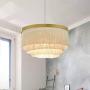 Saimmaa Romantic Tassel Pendant Lighting Chandeliers Creative Modern Ceiling Lights 3 Tiers in White