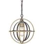 Odeums Antique Pendant Lights, Kitchen Island Pendant Lighting Fixture, Pendant Hanging Lights in Spherical Shade for Dining Room, Living Room, Hallway, Bedroom, Entryway