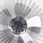 Ceiling Fan with Lights APP Bluetooth Fan Light Led Bedroom Light Ceiling Fan Light 110v Fan Light Living Room Light Modern LED Remote Control Dimmable Flush Mount Enclosed Fandelier Lamp (Square)