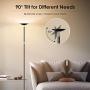 Floor Lamp, Torchiere Floor Lamp, 20W/2000LM Super Bright LED Floor Lamp, 3000K Daylight, Stepless Dimmable Floor Lamp, Touch Control, Metal Body, Standing Lamps for Living Room, Bedroom, Office, Work Floor Lamp, Torchiere Floor Lamp, 20W/2000LM Super Bright LED Floor Lamp, 3000K Daylight, Stepless Dimmable Floor Lamp, Touch Control, Metal Body, Standing Lamps for Living Room, Bedroom, Office, Work