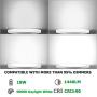 LED Flush Mount Ceiling Light Dimmable Disk Light 2PK 8inch 18W 5000K CRI90 Round Panel Light LED Recessed Light for Bedroom Kitchen Hallway Bathroom Office