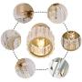 Jaycomey Crystal Ceiling Light,Mini Round Flush Mount Ceiling Light, Entryway Gold Pendant Light for Dining Room,Bedroom,Kitchen