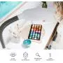 Verilux SmartLight Full Spectrum LED Modern Floor Lamp with Adjustable Brightness, Flexible Gooseneck and Easy Controls - Reduces Eye Strain and Fatigue - Ideal for Reading, Artists, Craft (White)