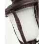 Designer Outdoor Wall Lanterns Rustic Exterior Light Fixture as Front Porch Light Wall Mount, 18'' Waterproof Outdoor Wall Sconce, Brown Finish with Frosted Glass for Front Door Garage Patio
