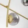 Glass Globe Sputnik Chandelier Modern 3 Light Molecule Pendant Lighting,G9 Mid Century Brass Finish Ceiling Lamp for Dining Room Hallway Glass Globe Sputnik Chandelier Modern 3 Light Molecule Pendant Lighting,G9 Mid Century Brass Finish Ceiling Lamp for Dining Room Hallway