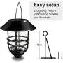 Otdair Solar Wall Lantern Outdoor, 2 Pcs Glass Solar Hanging Lantern Light Waterproof Solar Wall Sconce Light Fixture Wall Mount Solar Outdoor Wall Lights Decorative for Front Porch, Patio and Yard