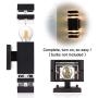 Ankita Waterproof Outdoor Up/Down Light, Black Modern Waterproof Porch Light for Hallway, Living Room, Bedroom, Garden Use Porch Light (E26 Bulbs)