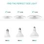 4-Pack BR30 LED Bulb, Luxrite, 65W Equivalent, 3000K Soft White, Dimmable, 650 Lumens, LED Flood Light Bulbs, 9W, Energy Star, E26 Medium Base, Damp Rated, Indoor/Outdoor - Living Room and Kitchen