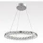Ganeed Chandeliers,Crystal Glass Chandelier,Pendant Lighting Ceiling Lights Fixtures for Living Room Bedroom Restaurant Porch Dining Room,One Rings (Dia 11.8'',6500K)