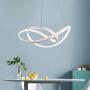LightInTheBox Modern Chic LED Ring Chandelier Ceiling Pendant Light Hung Light Painting Lamp Fixture for Living Room Bedroom Dinning Room(Cold White)