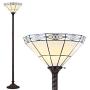 JONATHAN Y JYL8005A Moore Style 68.57'' Torchiere LED Floor Lamp, Tiffany, Traditional for Bedroom, Living Room, Bronze