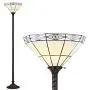 JONATHAN Y JYL8005A Moore Style 68.57'' Torchiere LED Floor Lamp, Tiffany, Traditional for Bedroom, Living Room, Bronze