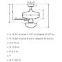 Hunter Builder Elite Indoor Ceiling Fan with Pull Chain Control, 52'', Brushed Nickel