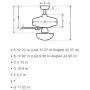 Hunter Builder Elite Indoor Ceiling Fan with Pull Chain Control, 52'', Brushed Nickel