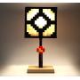 Minecraft Glowstone 14 Inch Corded Desk LED Night Light - Decorative, Fun, Safe & Awesome Bedside Mood Lamp Toy for Baby, Boys, Teen, Adults & Gamers - Best for Homes Bedroom, Living Room Or Office