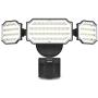 LEPOWER 45W LED Security Lights Motion Sensor Light Outdoor, 4500LM Motion Flood Light, 5000K, IP65 Waterproof, Durable Adjustable 3 Head Sensor Light Motion Detector for Garage, Yard, Patio, Porch