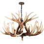 Antler Chandelier 4 Light 24.5'' Diameter X 15.75'' Tall BN-1033-4 BR Antler Chandelier 4 Light 24.5'' Diameter X 15.75'' Tall BN-1033-4 BR