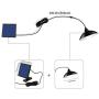 Solar Lights Outdoor, LOZAYI IP65 Waterproof Solar Light,Remote Control 16.4Ft Cord LED Shed Light Pendant Light with Adjustable Solar Panel for Garden Patio Home Decorate-Cool White