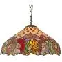 BAYCHEER Vintage Lovely Hanging Lamp 2 Lights Tiffany Pendant Lamp with Vibrant Stained Glass Shade for Dining Room, Kitchen Island, Bedroom BAYCHEER Vintage Lovely Hanging Lamp 2 Lights Tiffany Pendant Lamp with Vibrant Stained Glass Shade for Dining Room, Kitchen Island, Bedroom