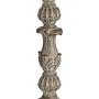 Duval Cottage Table Lamp Crystal Antique White Candlestick Beige Bell Shade for Living Room Family Bedroom Bedside - Barnes and Ivy