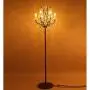 zytyeu American Country Iron Crystal Floor Lamp Retro Living Room Bedroom Dining European Style Luxury Floor Lamp