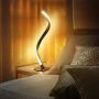 Tomshine Spiral LED Table Lamp,6W Touch Sensor Bedside Lamp, 3 Colors Dimmable Desk Lamp of Aluminum Alloy Acrylic, 1.5m Cable Bedside Nightstand Lamps for Bedroom, Living Room, Office