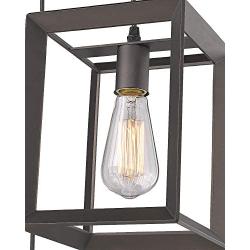 Emliviar 3-Light Pendant Light, Modern Cluster Hanging Lights for Kitchen, Oil Rubbed Bronze Finish, 20061D-3 ORB