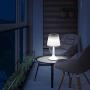Solar Table Lamp Outdoor Indoor for Living Room Bedroom Patio Modern Decorative Solar Bedside Desk Lamp 2 Lighting Mode White