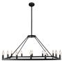 7Pandas 12-Light Kitchen Island Lighting, 40'' Industrial Dining Room Light Fixtures for Farmhouse, Kitchen Island Bar, Living Room, Bronze