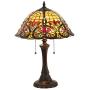 Victorian Tiffany Glass Lamp, Capulina Handcrafted 15.7'' Stained Glass Table Lamp, Tiffany Desk Lamp Accentuate Any Home or Business, Office, Desk, Entry, Living Room with a Gothic Glass Styles