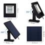 Solar Lights Outdoor, Hikeren IP65 Waterproof Solar Lights(White Light), 30 LED Solar Spot Light, Easy-to-Install Solar Outdoor Lights for Front Door, Yard, Garage, Deck
