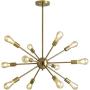 Modern Creative Sputnik Chandelier, American Style Mid Century Pendant Lighting Industrial Vintage Ceiling Light Fixture for Living Room/Bedroom/Dining Room