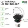 Sunco Lighting 10 Pack A19 LED Bulb with Dusk-to-Dawn, 9W=60W, 800 LM, 3000K Warm White, Auto On/Off Photocell Sensor - UL