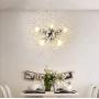 Crystal Chandeliers Bubble Light Firework Lights Sputnik Light Stainless Steel Crystal Chandelier Hanging Lights for Bedroom Dining Rooms Living Room