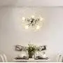 Crystal Chandeliers Bubble Light Firework Lights Sputnik Light Stainless Steel Crystal Chandelier Hanging Lights for Bedroom Dining Rooms Living Room