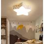 LAKIQ Kids’ Room LED Flush Mount Ceiling Light Fixture Creative Star Shape Modern Close to Ceiling Chandelier Lighting for Boy’s Girl’s Room Children’s Bedroom Kindergarten (16,Warm Light)