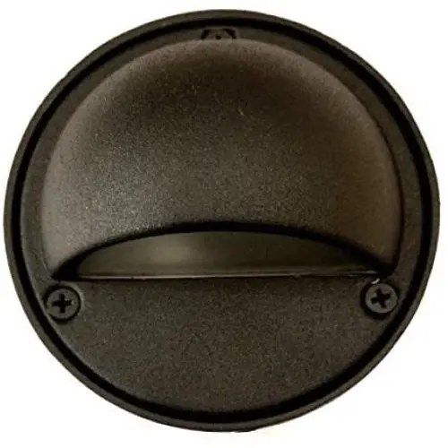 Low Voltage Step Light in Black Finish