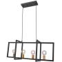 Modern Kitchen Island Light Industrial Ceiling Pendant Chandelier for Dining Room, Kitchen Hanging Lighting Fixture 4 Light Lamp, Black Modern Kitchen Island Light Industrial Ceiling Pendant Chandelier for Dining Room, Kitchen Hanging Lighting Fixture 4 Light Lamp, Black