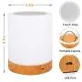 Table Lamp Touch Night Light - Portable Sensor Remote Control Bedside Lamps with Quick Rechargeable USB Dimmable Warm White Light 13 Colors RGB Table Lamp for Bedroom Living Room Office (Silver)