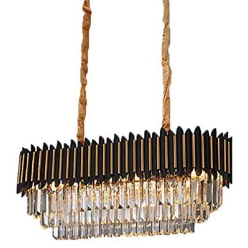 Nordic Crystal Chandelier Lighting Luxury Pendant Light Raindrop Chandelier Ceiling Light Fixture for Dining Living Room Bedroom Home Hallway